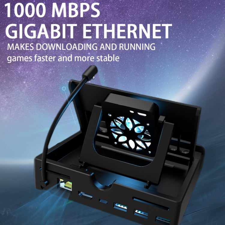 For ASUS ROG ALLY Charging Base Multifunctional Docking Station, Spec: 6 -in-1 Version