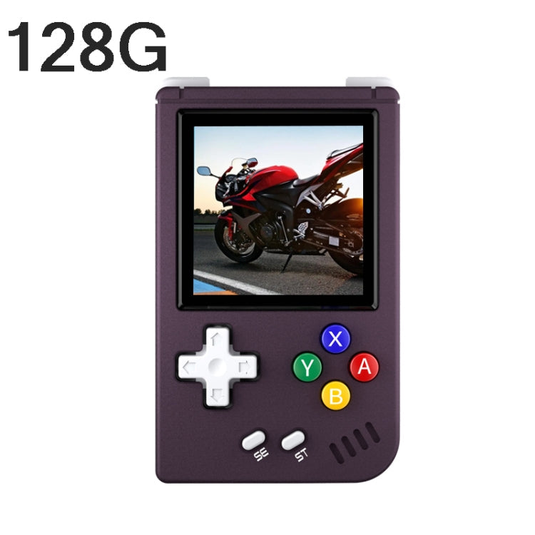 ANBERNIC RG Nano  1.54-Inch IPS Linux System Classic Pocket Retro Game Console 128G 5000 Games(Dark Purple)