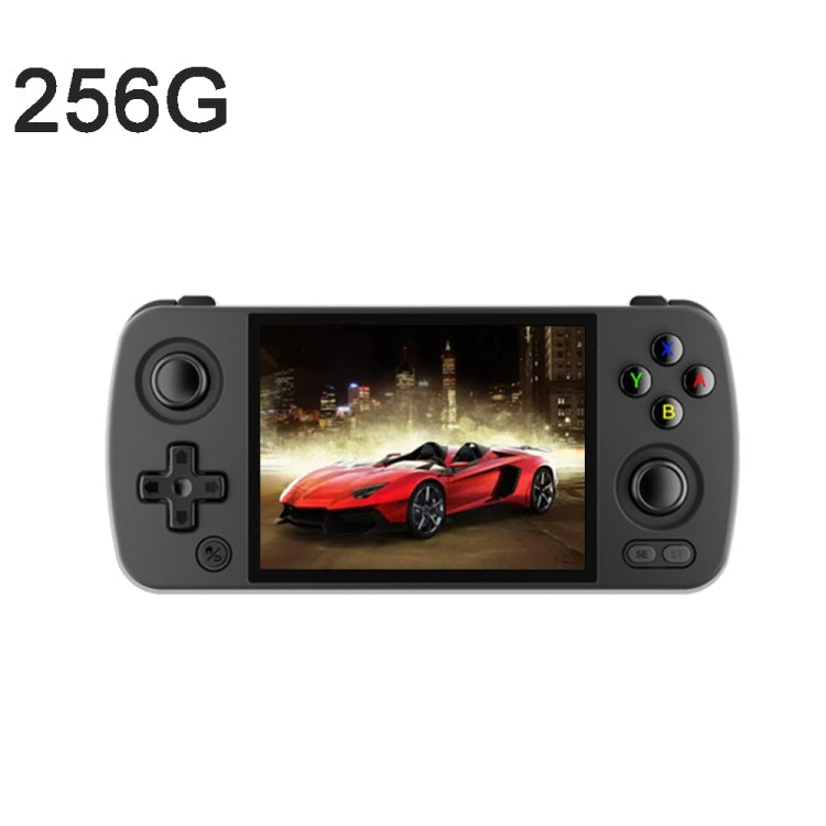 ANBERNIC RG405M Handheld Game Console 4 Inch IPS Touch Screen Aluminum Alloy Android 12 System  128G+256G 4000+Games(Black)