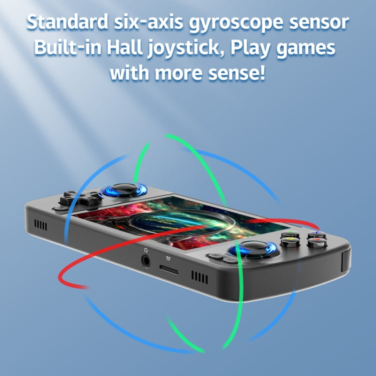 ANBERNIC RG405M Handheld Game Console 4 Inch IPS Touch Screen Aluminum Alloy Android 12 System  128G+256G 4000+Games(Gray)