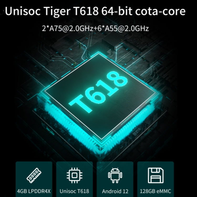 ANBERNIC RG405M Handheld Game Console 4 Inch IPS Touch Screen Aluminum Alloy Android 12 System  128G+256G 4000+Games(Black)