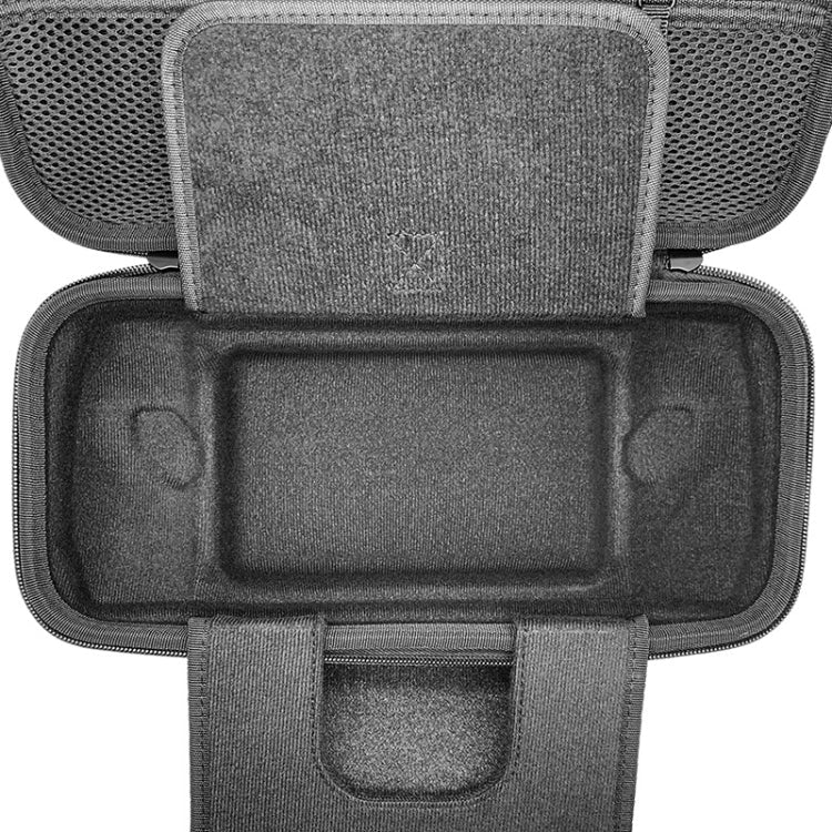 For ASUS ROG Ally Game Console Storage Bag EVA Oxford Bunetto Bracket Protection Bag(Black)