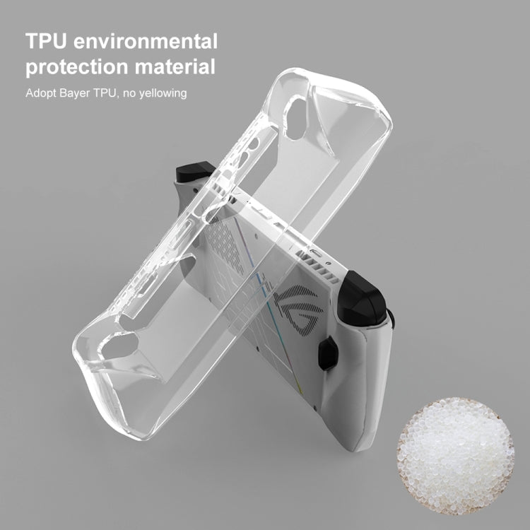 For ASUS Rog Ally Game Console All-in-one TPU Soft Protective Case(Transparent)
