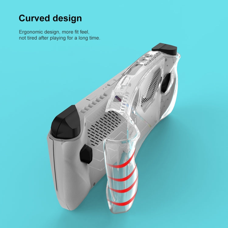 For ASUS Rog Ally Game Console All-in-one TPU Soft Protective Case(Transparent)