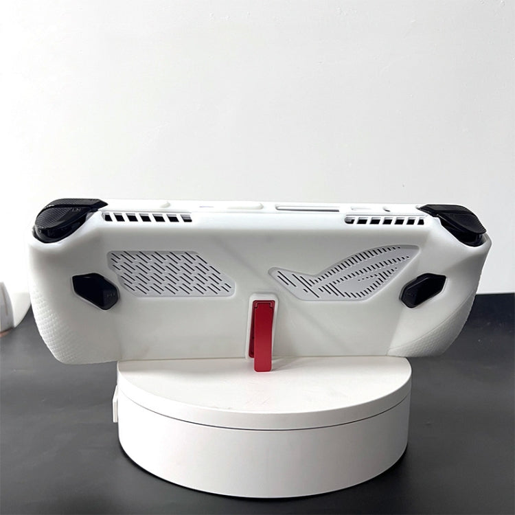 For ASUS ROG Ally Handheld Game Console Silicone Drop-proof Protective Case All-inclusive Case(Blue)