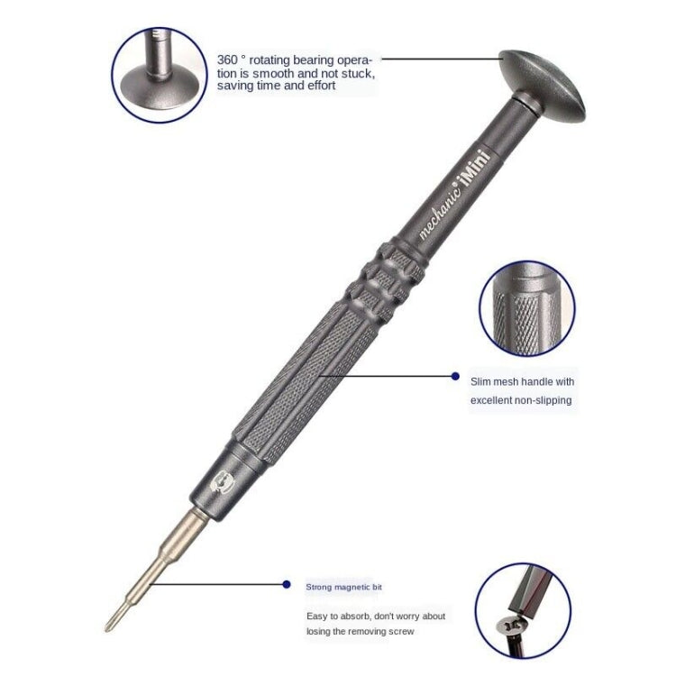 MECHANIC iMini Series Mobile Phone Repair Glasses Screw Batch Clock Tool, Series: Phillips 1.2