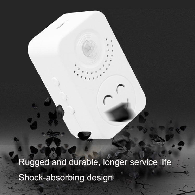 Small Horn Voice Announcement Sensor Entrance Voice Broadcaster Can Used As Doorbell, Specification: Battery Square