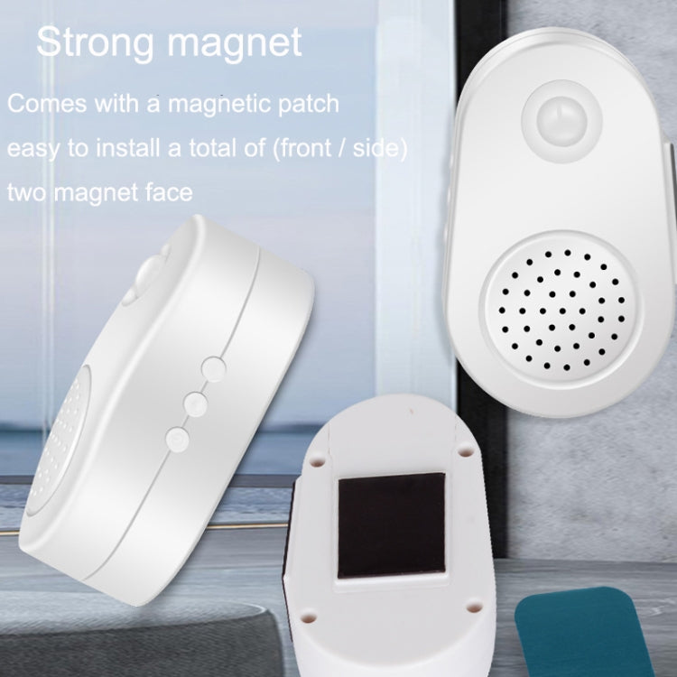 Small Horn Voice Announcement Sensor Entrance Voice Broadcaster Can Used As Doorbell, Specification: Battery Round