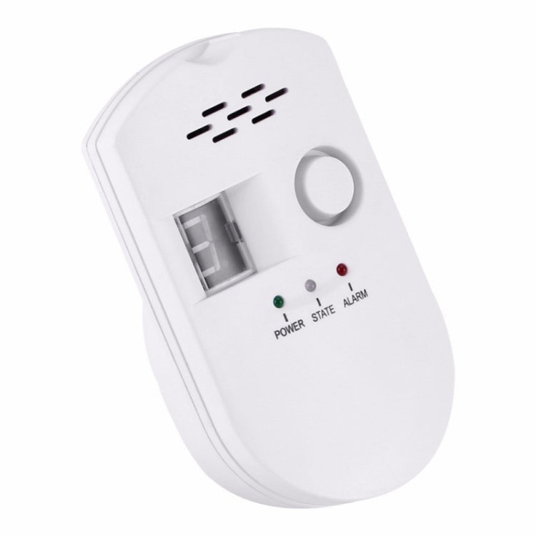 Combustible Gas Pipeline Digital Display Alarm, Specification: UK Plug