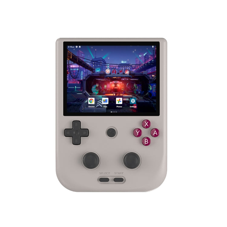 ANBERNIC RG405V 4+256G 10000 Games Handheld Game Console 4-Inch IPS Screen Android 12 System T618 64-Bit Game Player(Retro Gray)