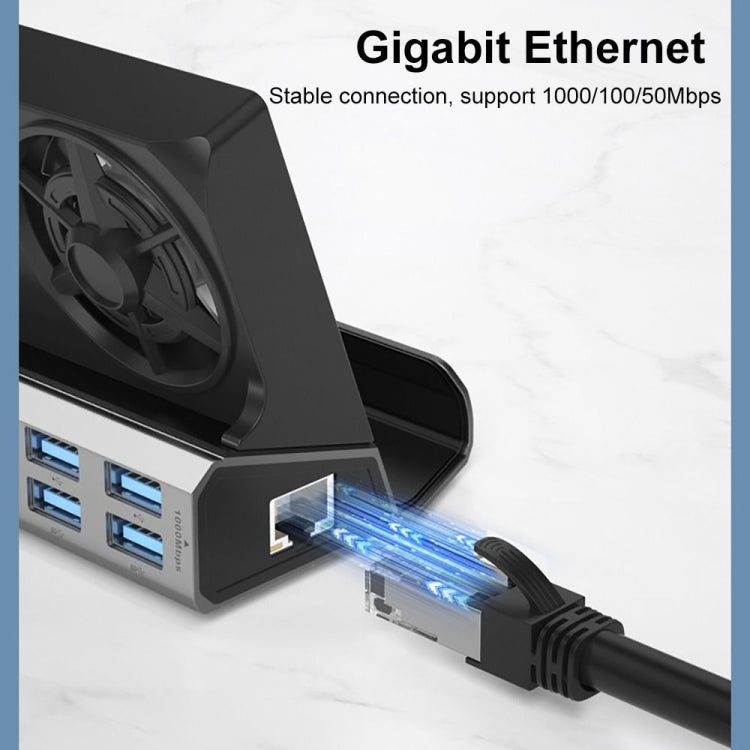 5 -in -1 For ASUS ROG Ally 100W PD Charging Game Console Stand Multifunctional USB 3.0 Docking Station