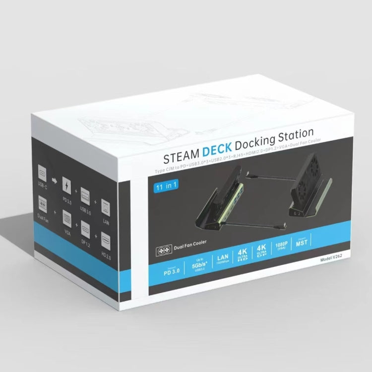 6 -in -1 For ASUS ROG Ally 100W PD Charging Game Console Stand Multifunctional USB 3.0 Docking Station