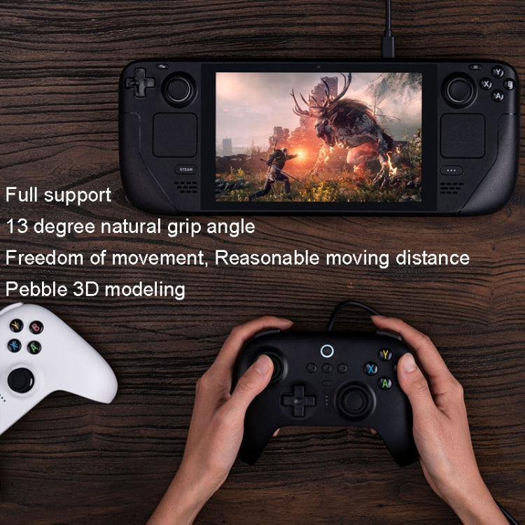 8BitDo For Switch / PC USB Wired Gamepad(White)