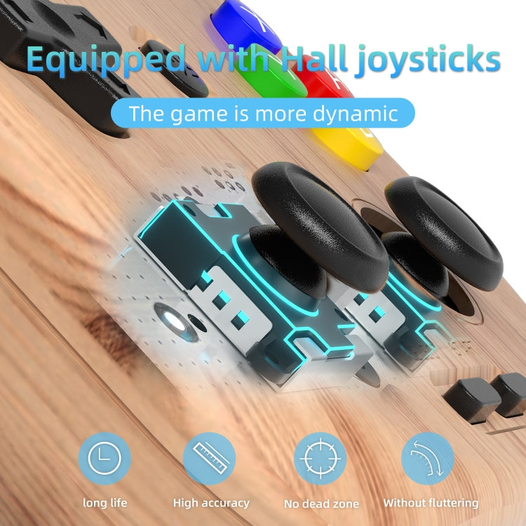 ANBERNIC  RG405V 4+128G 7000+ Games Handheld Game Console 4-Inch IPS Screen Android 12 System T618 64-Bit Game Player(Wood Grain)