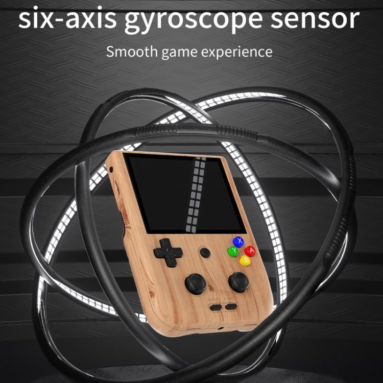 ANBERNIC  RG405V 4+128G 7000+ Games Handheld Game Console 4-Inch IPS Screen Android 12 System T618 64-Bit Game Player(Wood Grain)