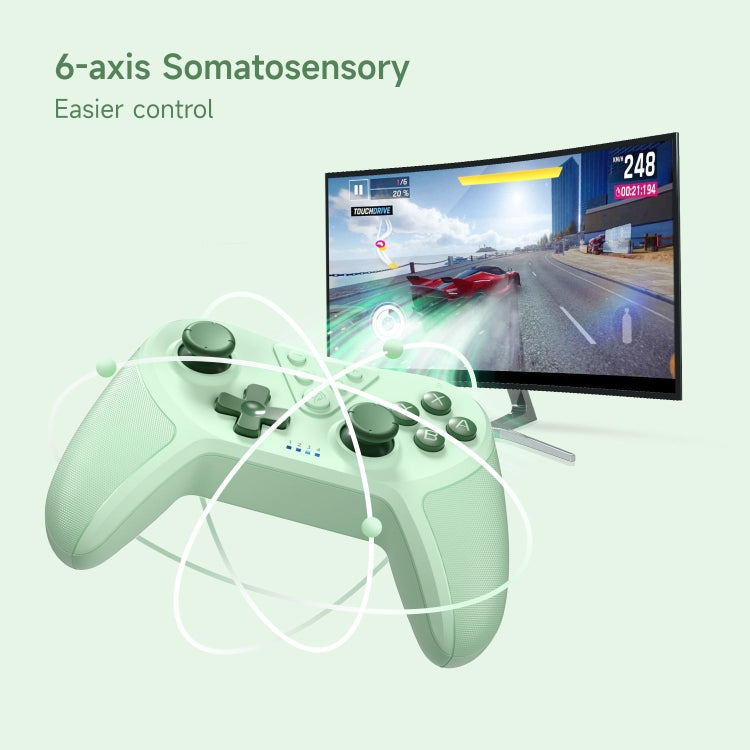 EasySMX T37 Wireless Joysticks Game Controller For Switch / Switch OLED / Switch Lite / PC(Green)