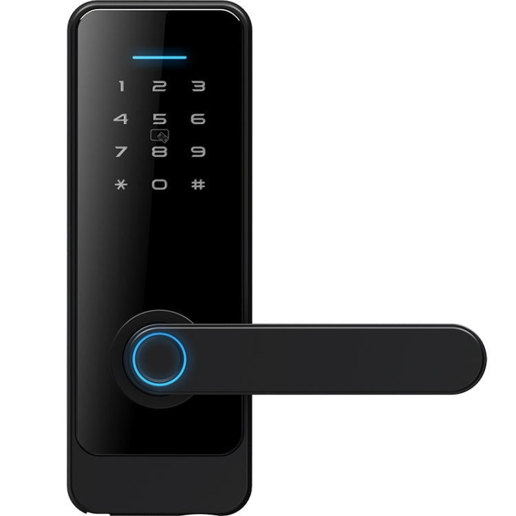 C89 Smart Fingerprint Password Lock Home Indoor Door TUYA System Lock(Black)