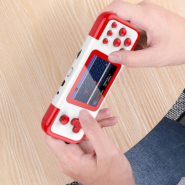 A12 3.0-Inch HD Colorful Screen Retro Handheld Game Console With 666 Built-In Games, Model: Double Red Blue