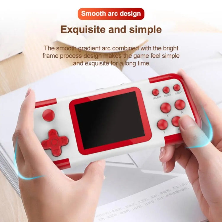 A12 3.0-Inch HD Colorful Screen Retro Handheld Game Console With 666 Built-In Games, Model: Double Red Blue