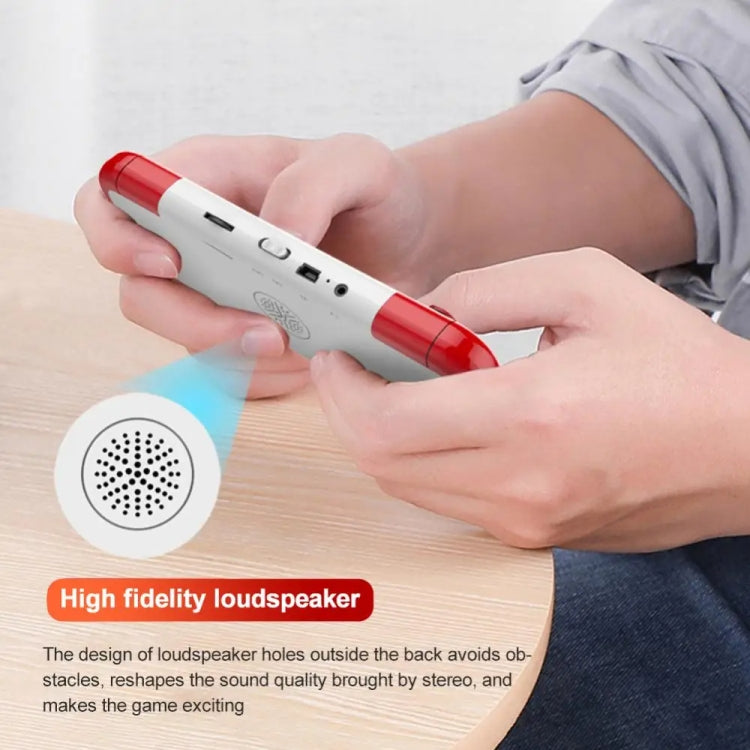 A12 3.0-Inch HD Colorful Screen Retro Handheld Game Console With 666 Built-In Games, Model: Double Red Blue