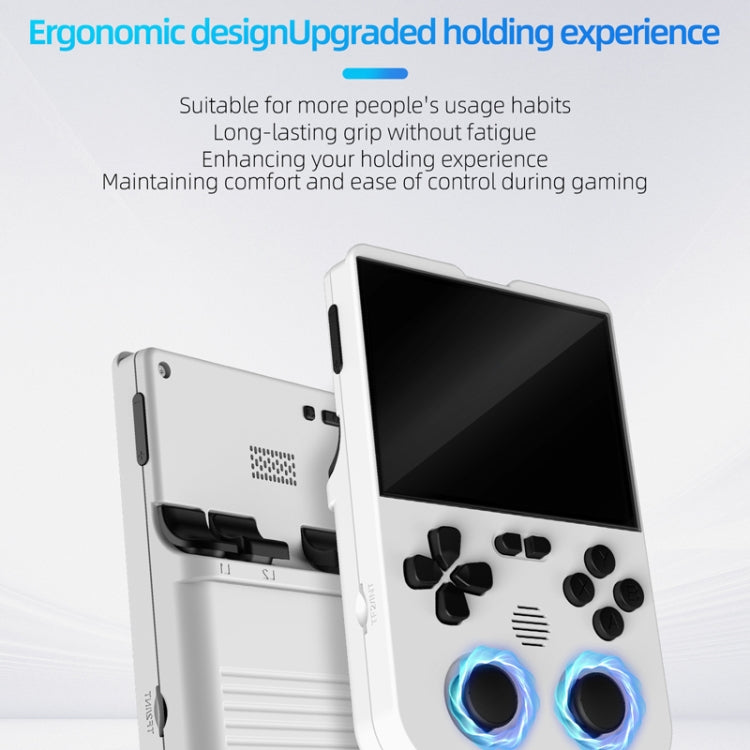 AMPOWN XU10 Handheld Game Console 3.5-Inch IPS Screen Linux System Portable Video Arcade 256G(Grey)
