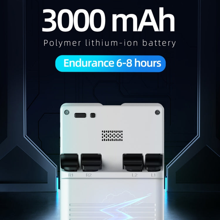 AMPOWN XU10 Handheld Game Console 3.5-Inch IPS Screen Linux System Portable Video Arcade 64G(Purple)