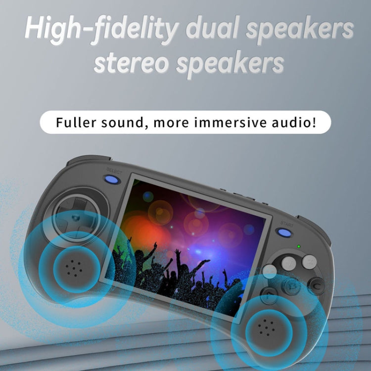 ANBERNIC RG ARC-D Handheld Game Console 4-Inch IPS Screen Linux / Android 11 System Portable Video Arcade 256G(Black)