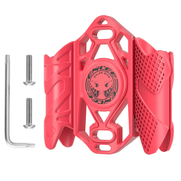 For AirTag ENLEE E-F231 Bicycle Tracker Hidden Localizer For Road Bike Multifunctional Anti-Theft Bracket(Red)