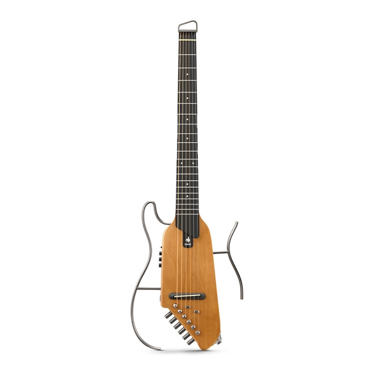 DONNER Smart Headless Silent Guitar Travel Portable Detachable Acoustic Guitar, Style: Maple