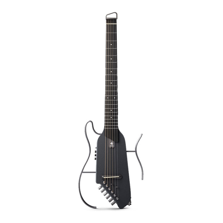 DONNER Smart Headless Silent Guitar Travel Portable Detachable Acoustic Guitar, Style: Maple Model Black