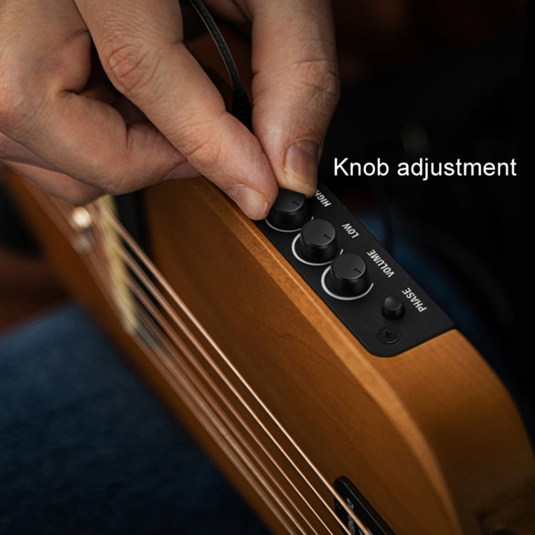 DONNER Smart Headless Silent Guitar Travel Portable Detachable Acoustic Guitar, Style: Maple