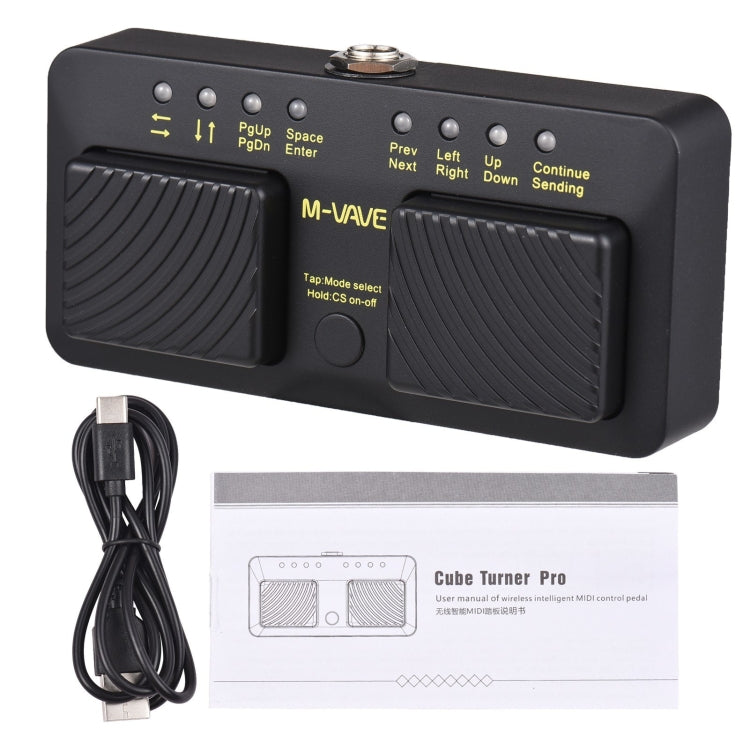 M-VAVE CUBE TURNER PRO Electric Guitar Effect Loop Bluetooth Spectrometer Controller