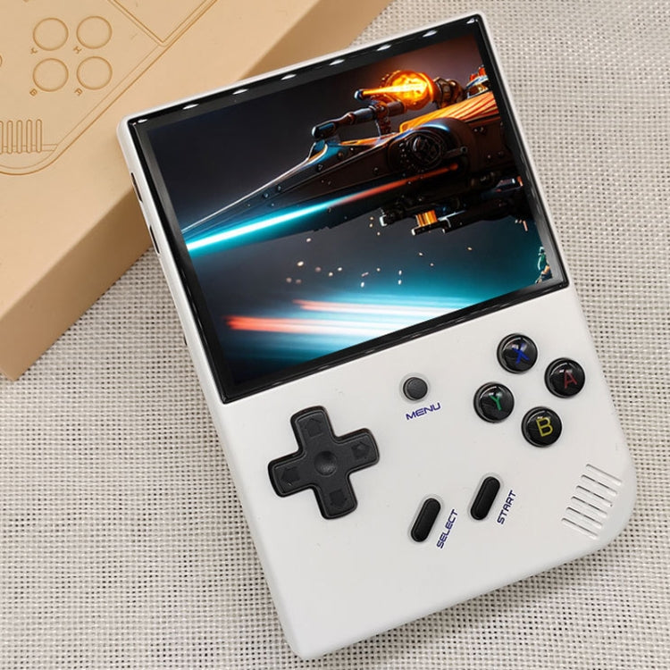 ANBERNIC RG35XX PLUS  Handheld Game Console 3.5-Inch IPS Screen Support HDMI TV 64GB+128GB(White)