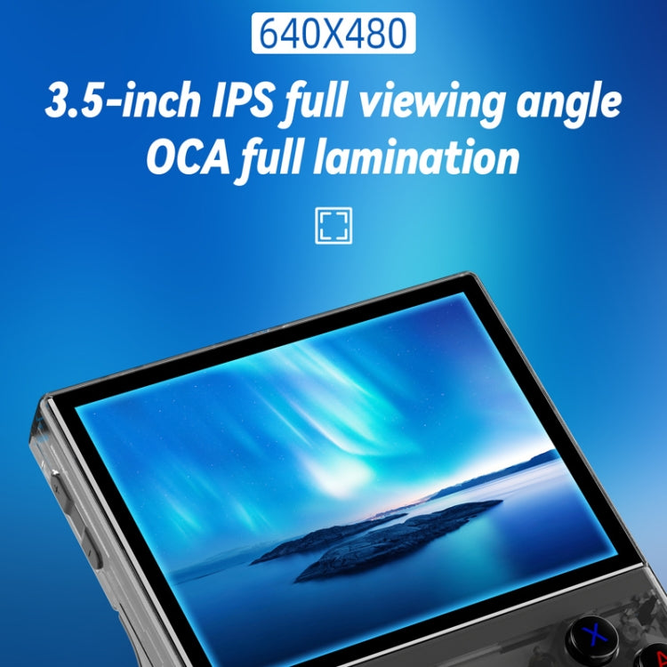 ANBERNIC RG35XX PLUS  Handheld Game Console 3.5-Inch IPS Screen Support HDMI TV 64GB(White)