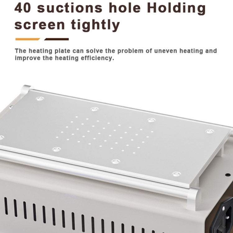 Baku BA-946+ 9 Inch 450W Phone Screen Separator With Electronic Glue Remove 220V EU Plug