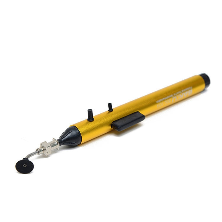 BAKU BK-939 Vacuum Sucking Pen with 3 Suction Headers Repair Tool(Gold)
