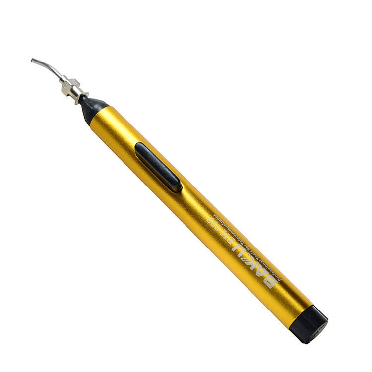 BAKU BK-939 Vacuum Sucking Pen with 3 Suction Headers Repair Tool(Gold)