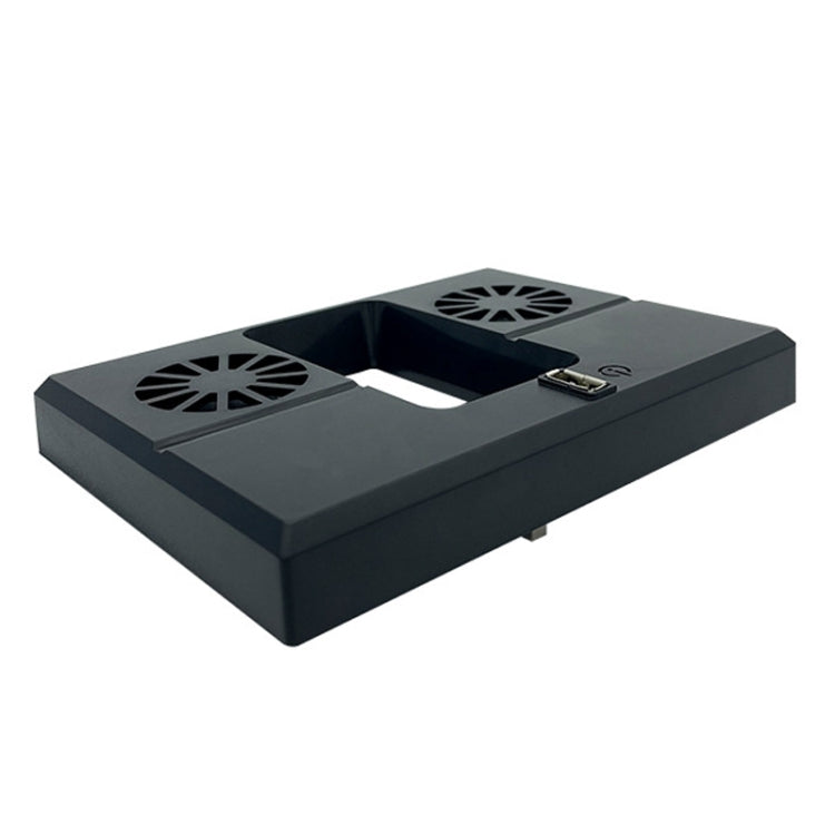 For Xbox Series X Console Cooling Fan With LED Lights Rear Fan Cooler(Black)