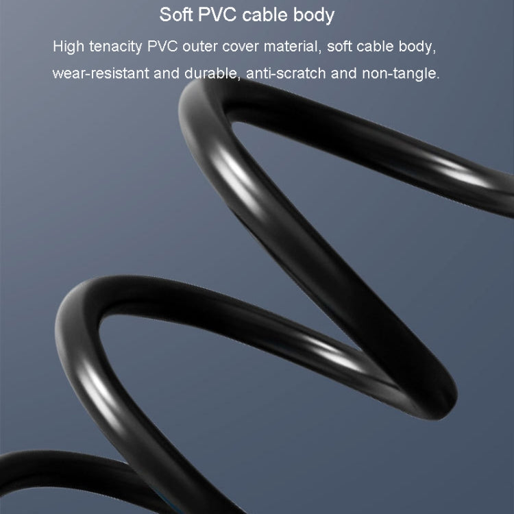 JINGHUA 3.5mm To 6.5mm Audio Cable Amplifier Guitar 6.35mm Cable, Length: 5m