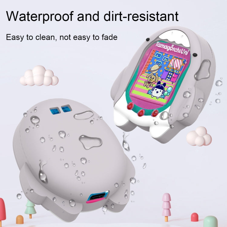 For Tamagotchi Uni (2023) Cartoon Shark Electronic Pet Game Console Silicone Protective Cover(C601)