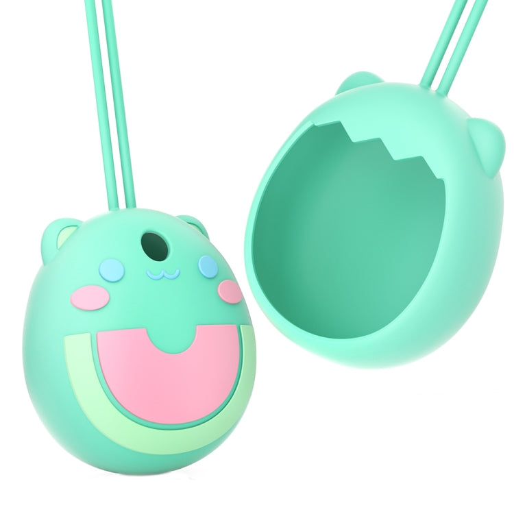 For Tamagotchi Pix Cartoon Electronic Pet Gaming Machine Silicone Protective Cover, Color: Cyan