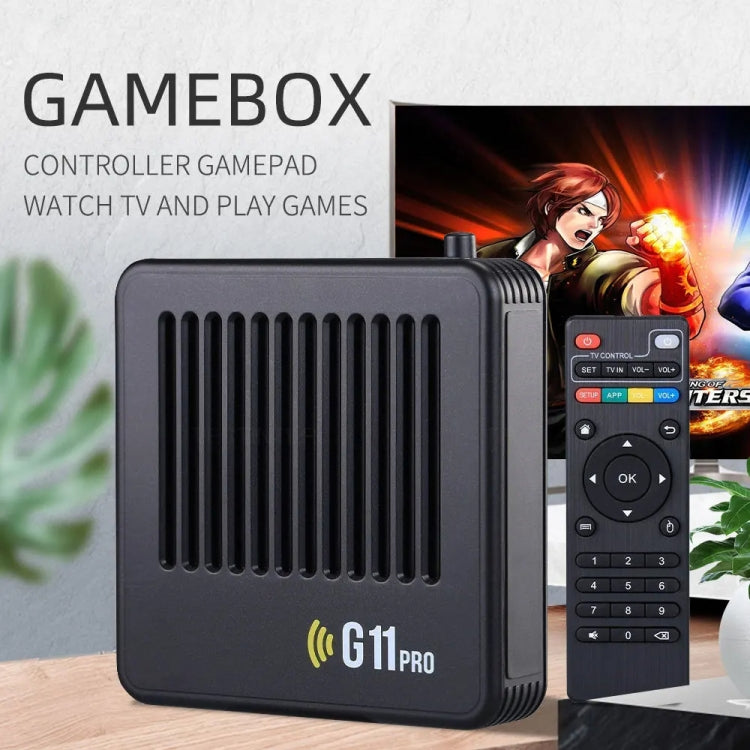 G11 PRO Game Machine TV Box Dual System HDMI HD 4K Retro Arcade, Style: 64G+Charging Handle