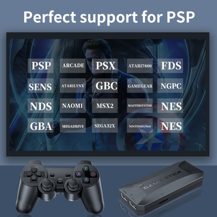 M16 3D HD 4K HDMI Video Game Console, Memory: 64G