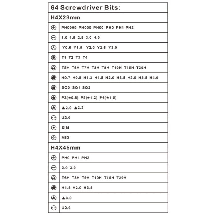 68 In 1 Home Electrical Screwdriver Set Portable Rechargeable Small Motorized Drivers