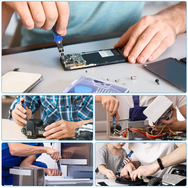 124 In 1 Multipurpose Manual Screwdriver Set Household Cell Phone Computer Repair Tools