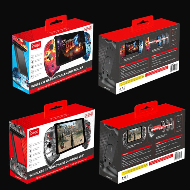 IPEGA PG-9083 Phone Tablet Bluetooth Wireless Stretch Gamepad For Android / IOS / PS3 / Switch(A Camouflage)