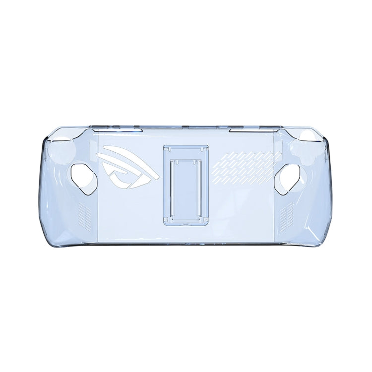 For ASUS ROG Ally Pocket Console Protective Case Transparent Crystal Case TPU Protective Case Accessories(Transparent Blue)