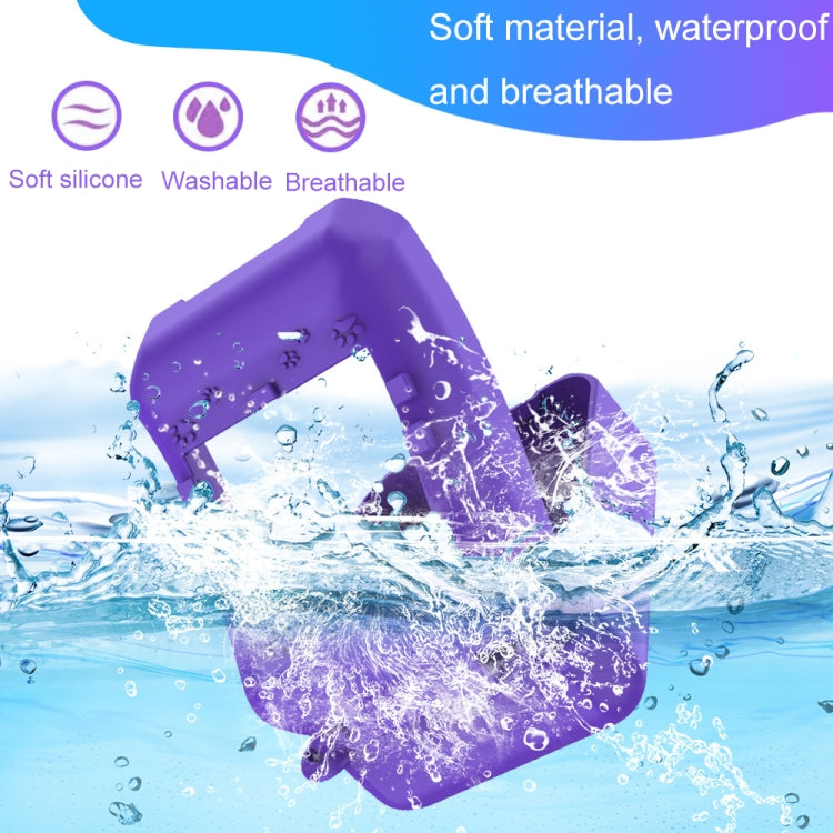 For Bitzee Pet Machine Silicone Anti-Shock And Anti-Fall Protective Cover All-Inclusive Case(Purple)