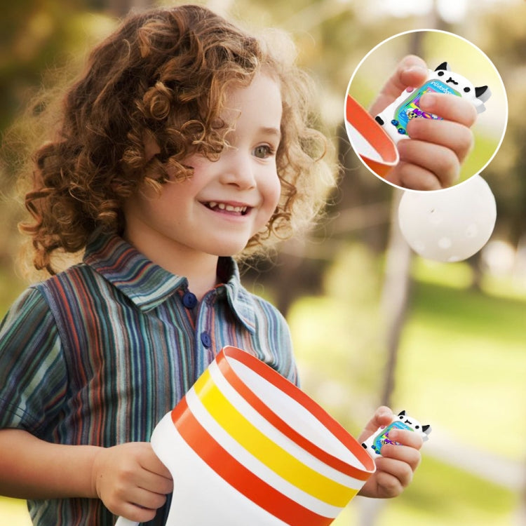 For Tamagotchi Uni (2023) Pet Game Console Silicone Protective Case(White Cow)