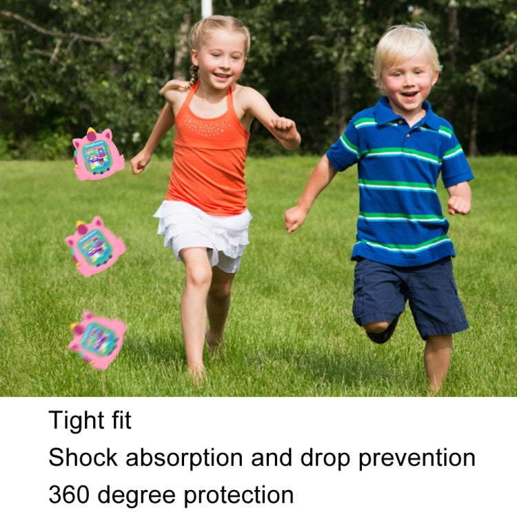 For Tamagotchi Uni (2023) Pet Game Console Silicone Protective Case(Pink)